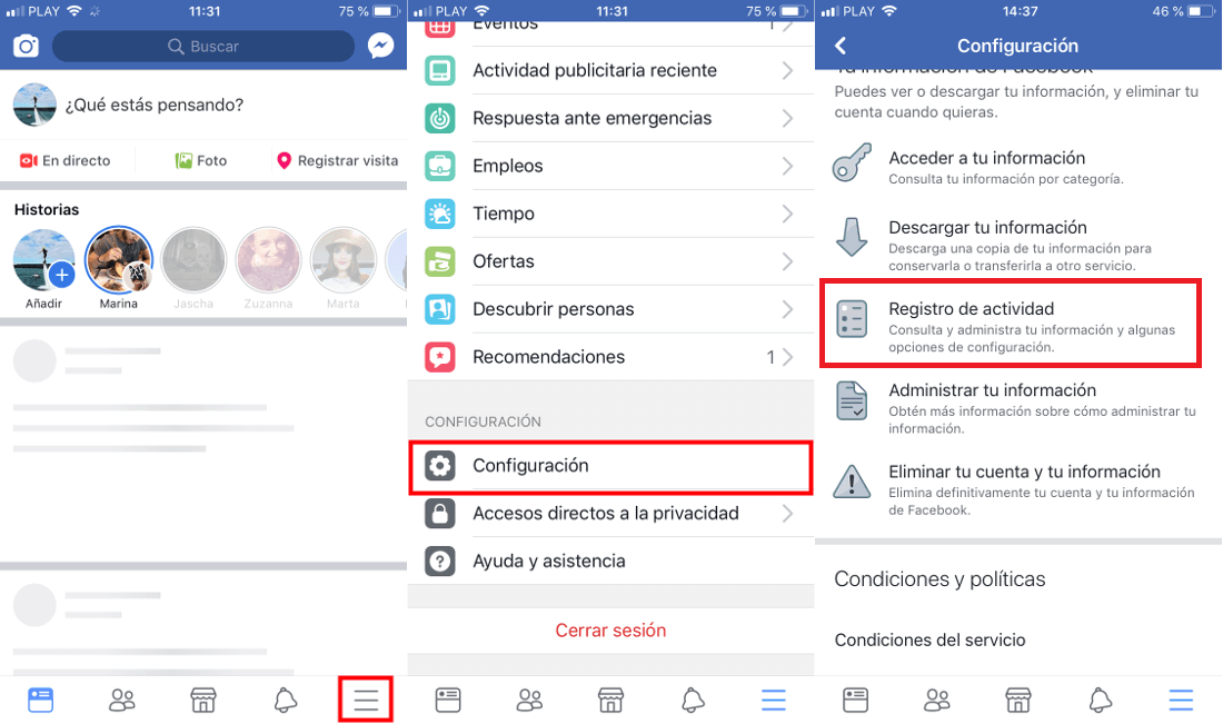 Cómo borrar el historial de búsqueda de Facebook (Web